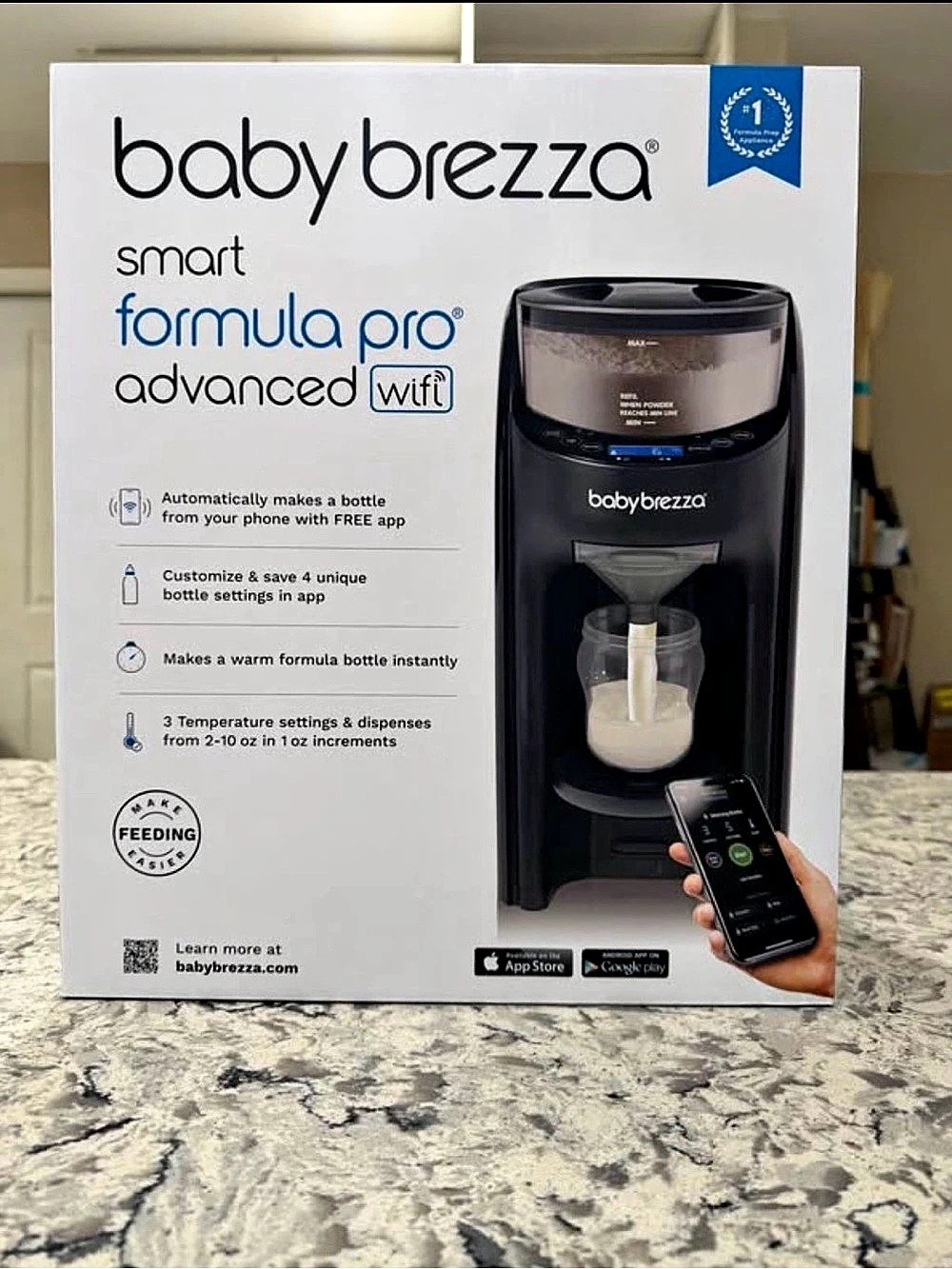 Baby Brezza Smart Formula Pro Advanced WiFi Formula Dispenser